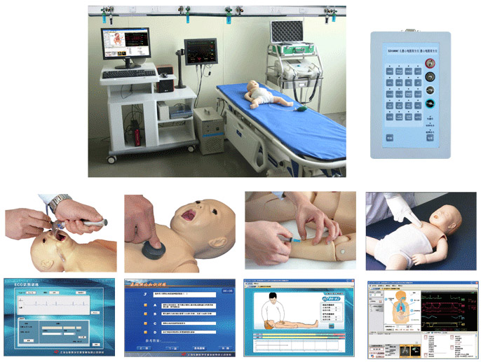 嬰兒綜合急救技能訓練系統，女兒急救模型