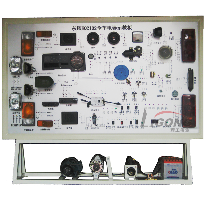 東風(fēng)EQ2102全車(chē)電器電路實(shí)訓臺.http://www.edulg.com