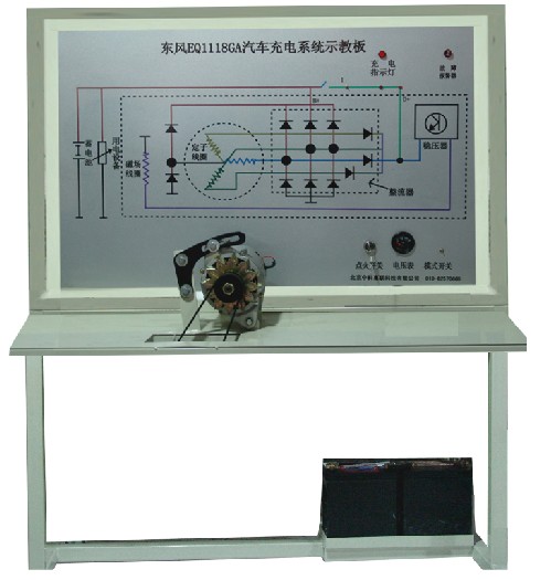 東風(fēng)EQ1118GA汽車(chē)充電系統示教板,http://www.edulg.com
