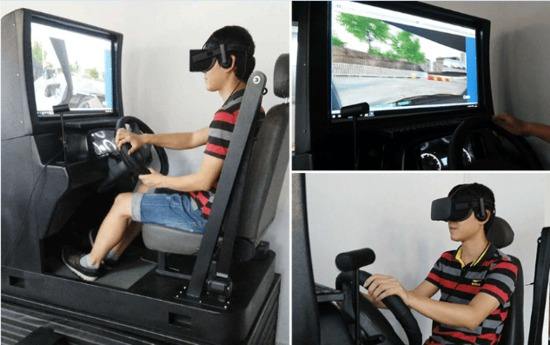 VR汽車(chē)駕駛模擬器