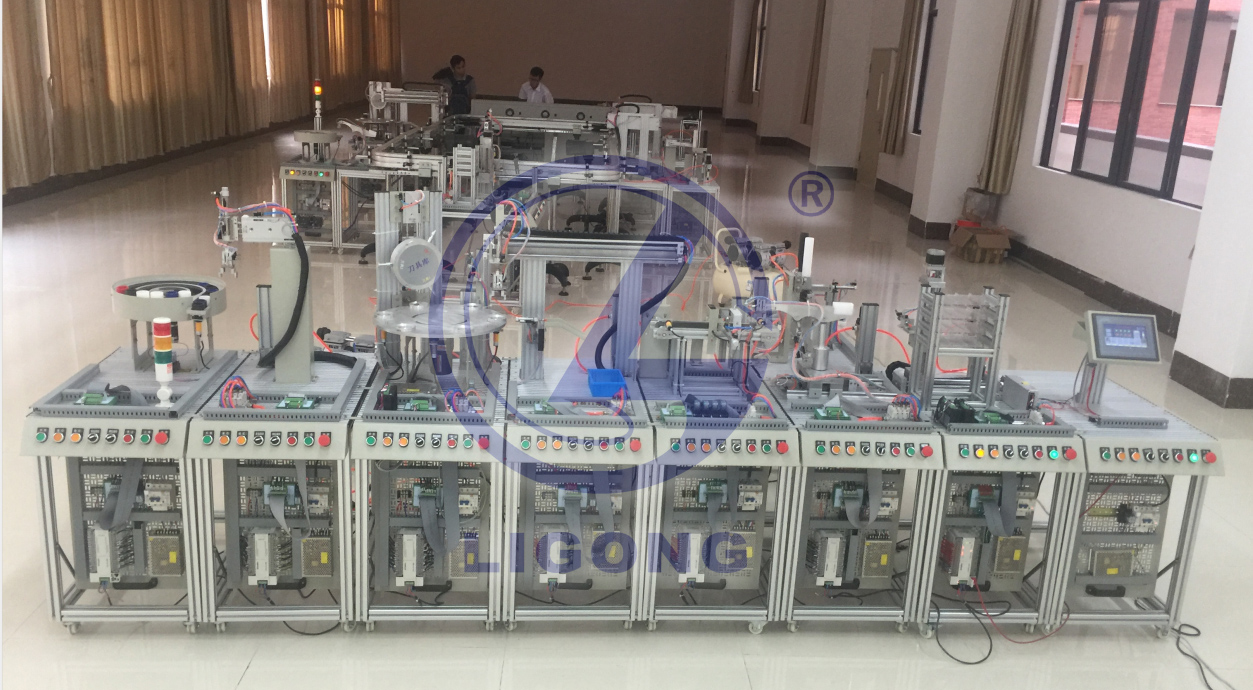 MES網(wǎng)絡(luò )型模塊式柔性自動(dòng)化生產(chǎn)線(xiàn)實(shí)訓系統