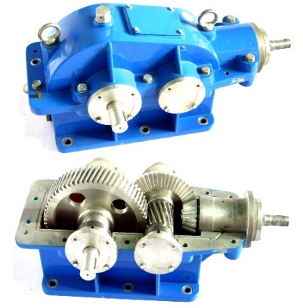 雙級圓錐圓柱齒輪減速器