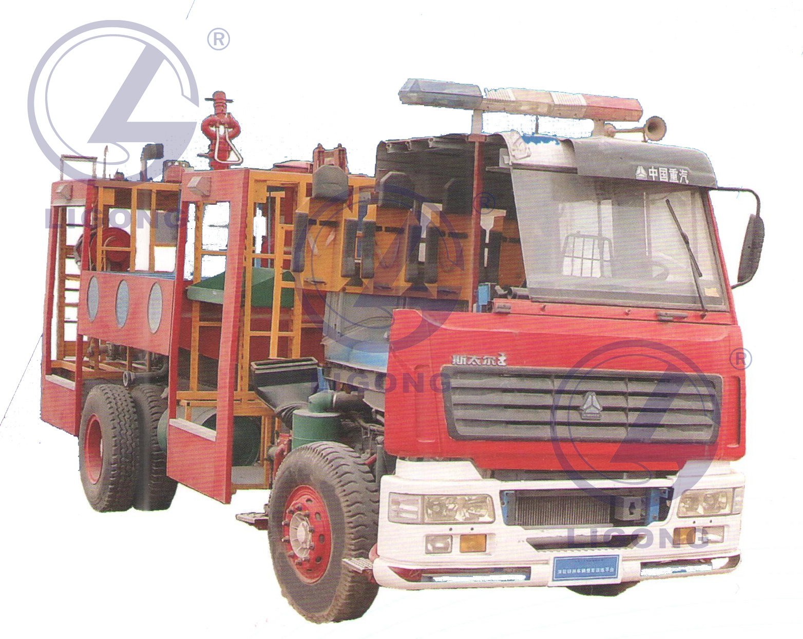 消防特種車(chē)輛整車(chē)訓練平臺