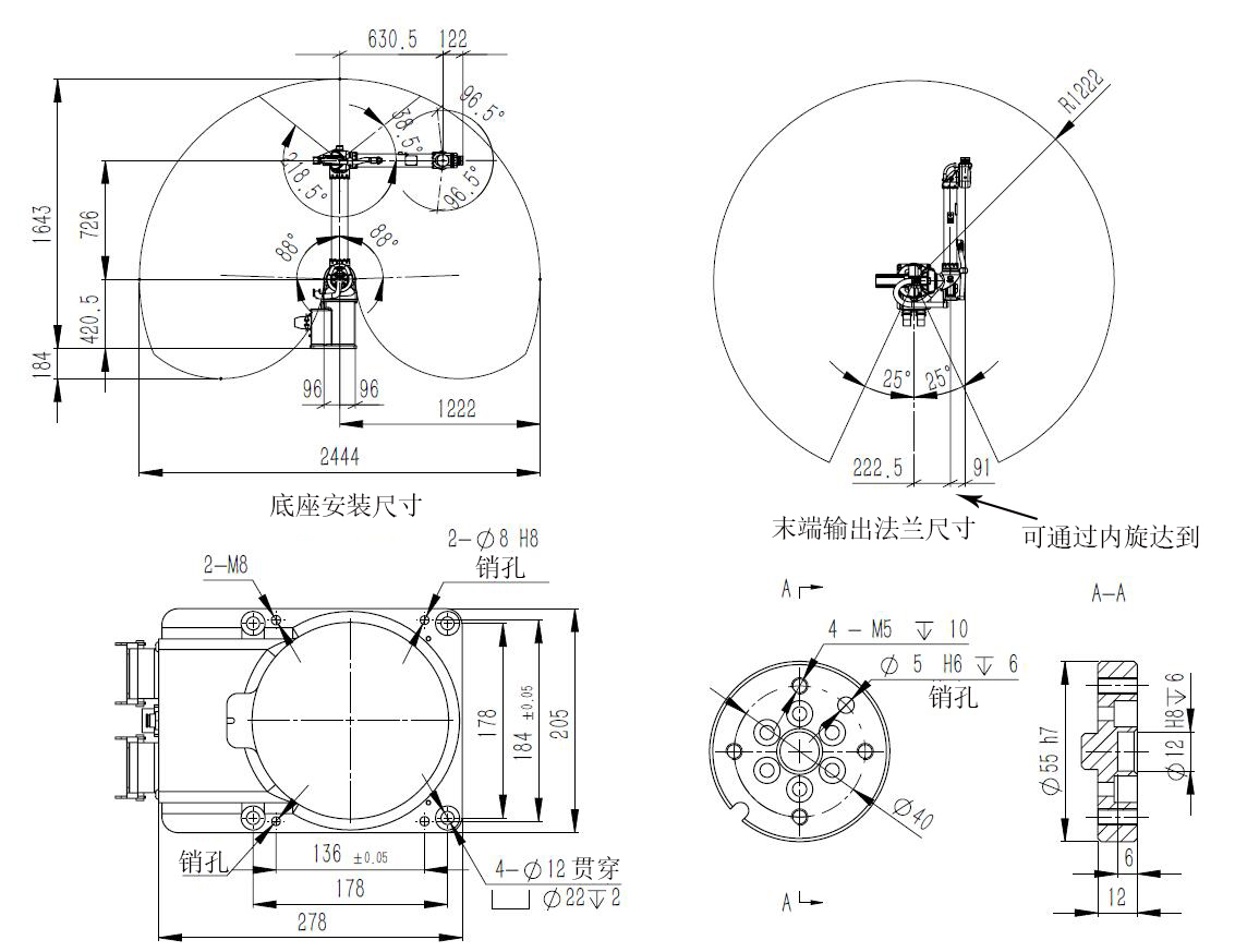 工業(yè)機器人參數圖