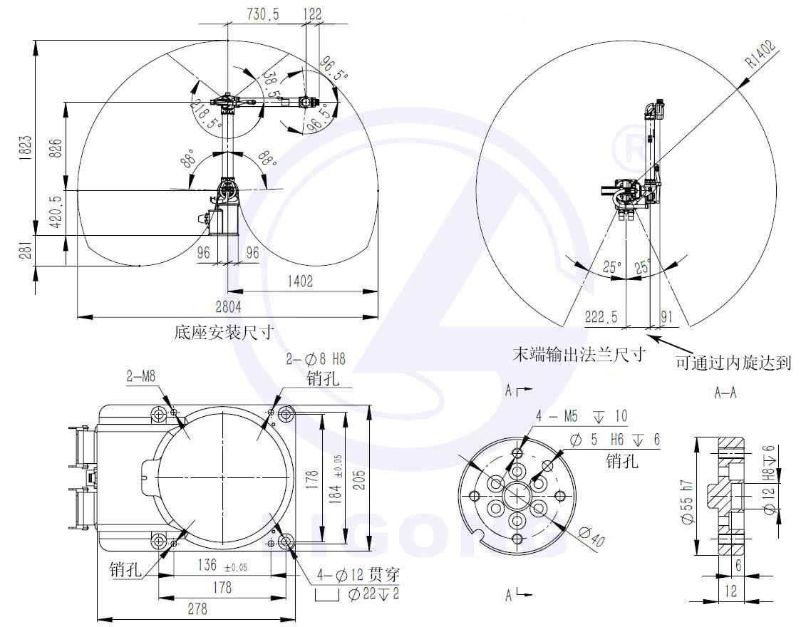 工業(yè)機器人參數圖