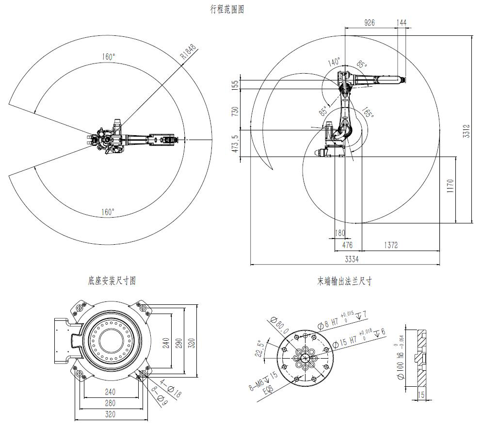 工業(yè)機器人參數圖