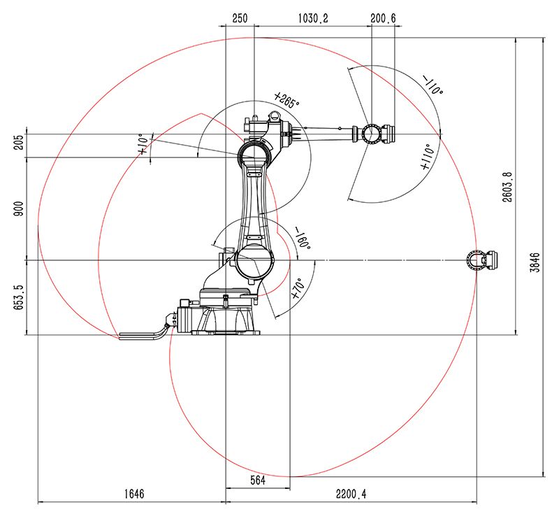 工業(yè)機器人參數圖