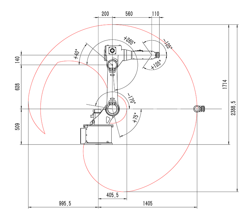 工業(yè)機器人參數圖
