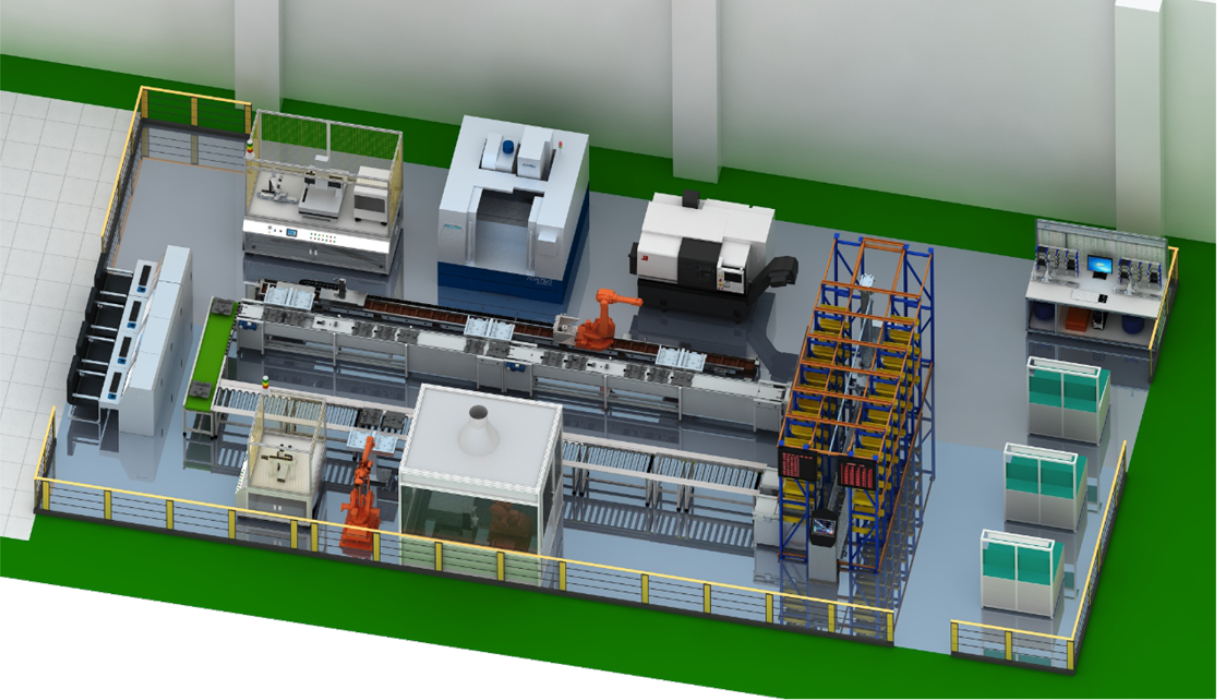 LGJ-SJ20智能機器人個(gè)性化定制多智能體生產(chǎn)線(xiàn)