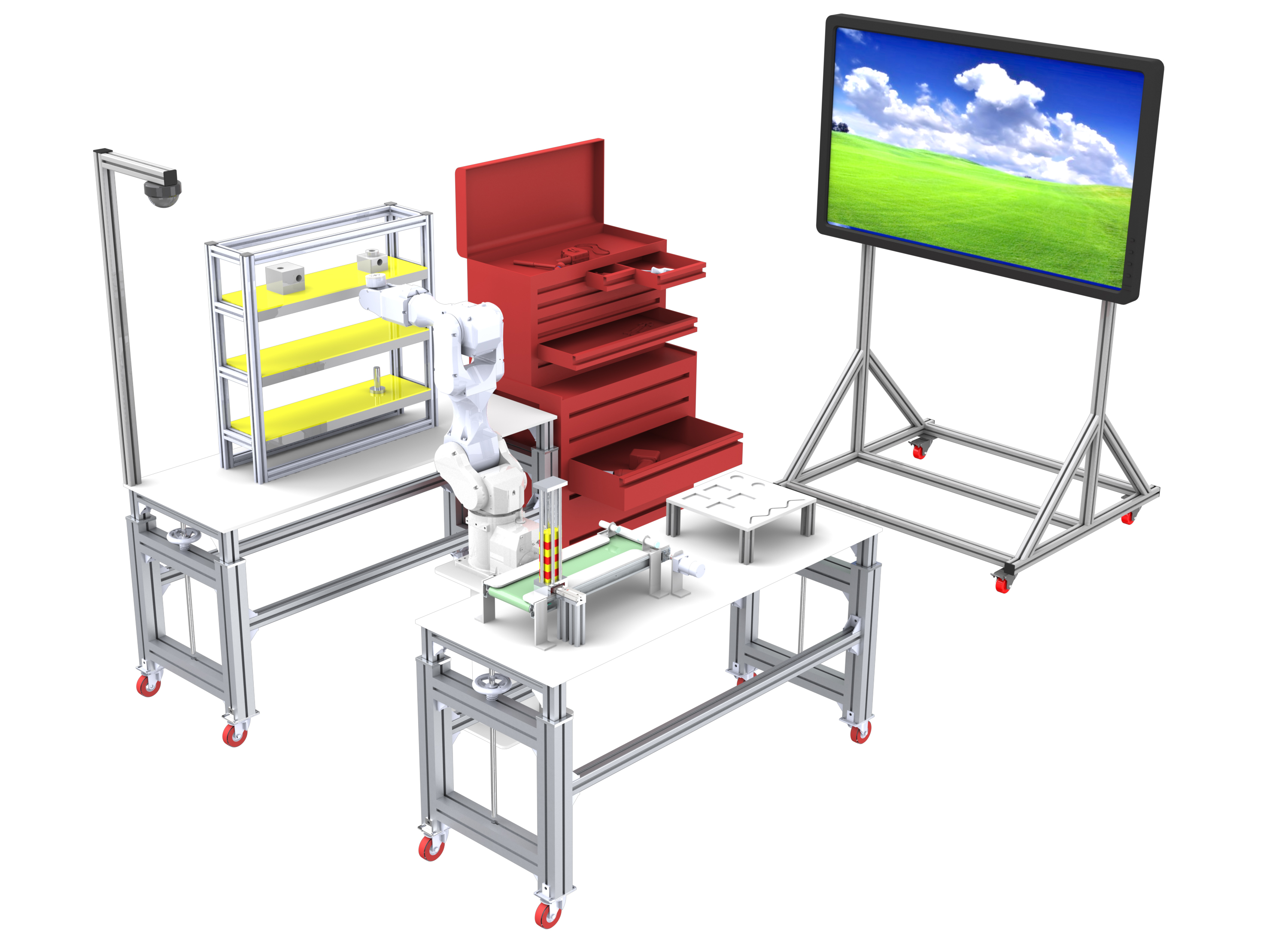 工業(yè)機器人拆裝調試實(shí)訓臺