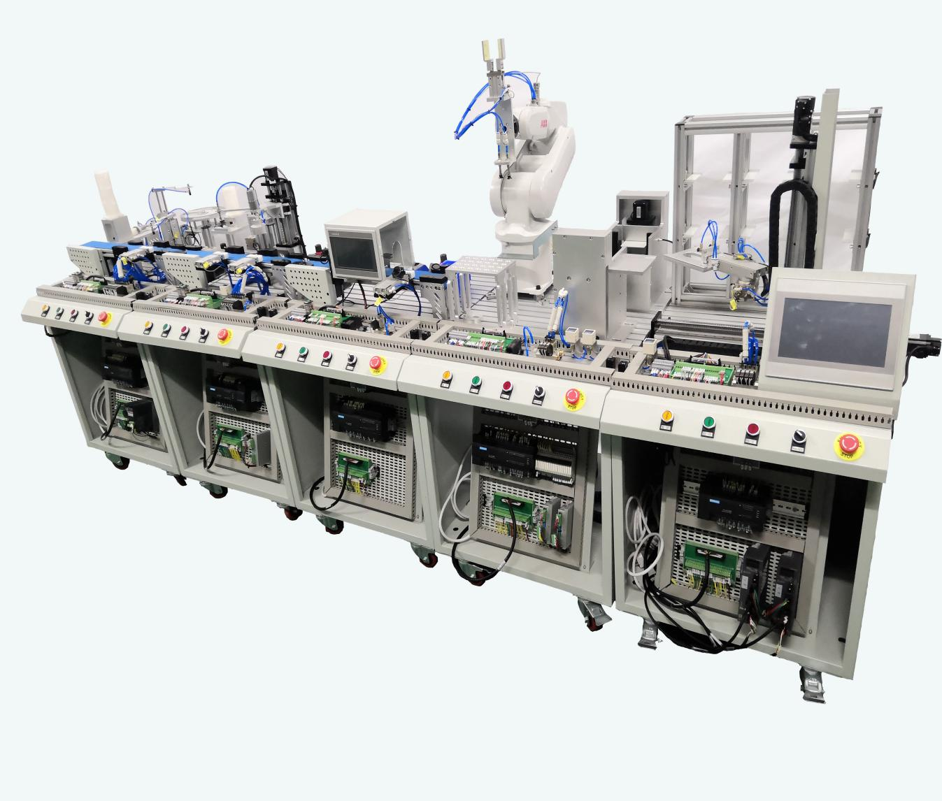 LG-GZS05型 工業(yè)機器人罐裝生產(chǎn)流水線(xiàn)實(shí)訓系統