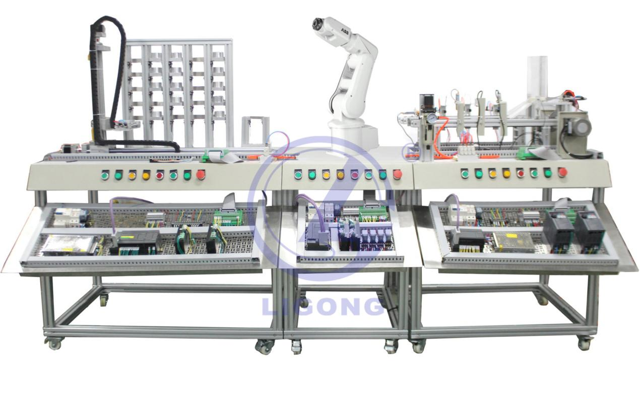 物流倉儲及工業(yè)機器人自動(dòng)化實(shí)訓系統