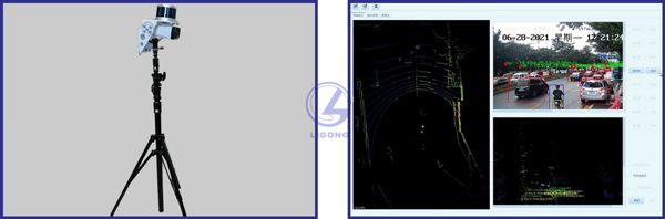 便攜式激光雷達全息路口感知系統